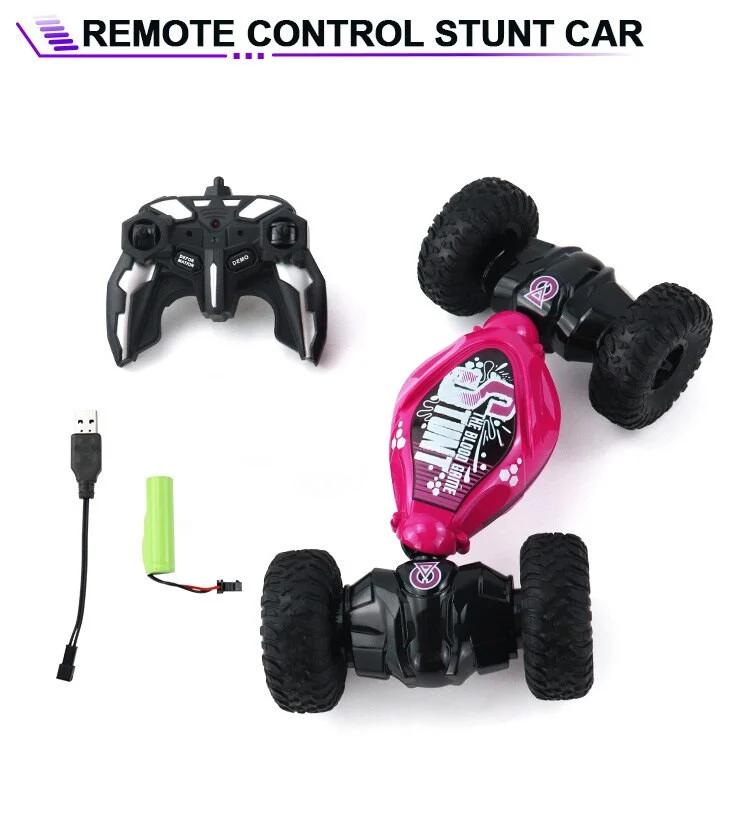 🔥  New Twist Car 🔥All Terrains Monster Trucks for Boys Gesture RC Stunt Car 360° Flips for Age 4-12