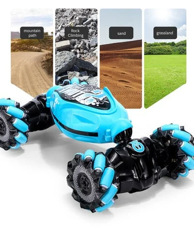 🔥  New Twist Car 🔥All Terrains Monster Trucks for Boys Gesture RC Stunt Car 360° Flips for Age 4-12