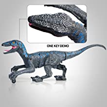 🔥Hot Bee Remote Control Dinosaur Toys, Walking Robot Dinosaur w/ Roaring Sounds